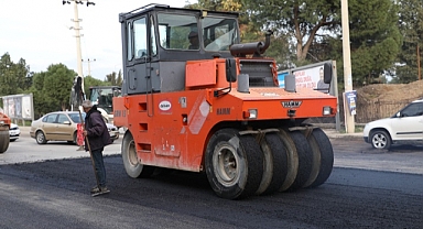 Menderes’te Büyük Asfalt Çalışması