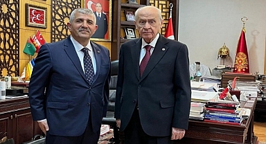 Veysel Şahin, MHP Lideri Bahçeli'yi ziyaret etti