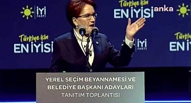 Akşener, partisinin seçim beyannamesini açıkladı