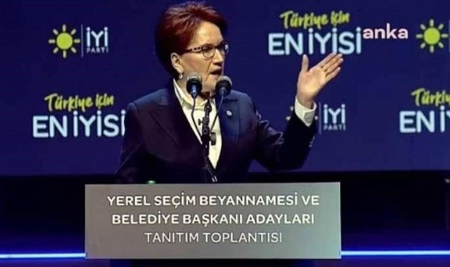 Akşener, partisinin seçim beyannamesini açıkladı