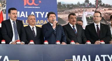 Malatya Adalet Sarayı'nın temel atma törenine katıldı