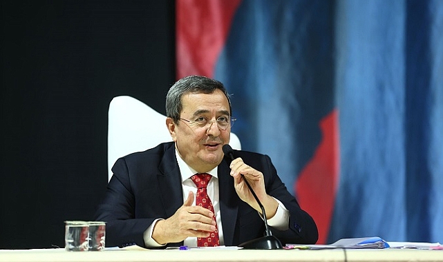 Başkan Batur'dan veda konuşması