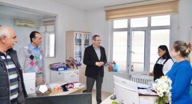 Başkan Ergin'den teşekkür ziyaretleri