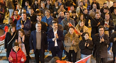 Başkan Kırgöz’ün ev ziyareti mitinge dönüştü