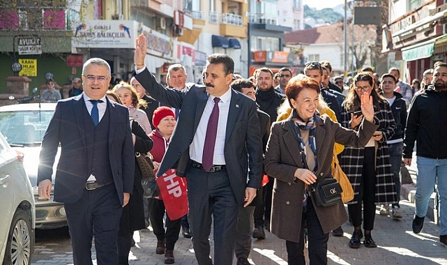 Başkan Kırgöz’ün İlçe Ziyareti Mitinge Dönüştü
