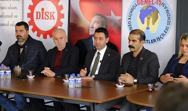 CHP’li İrfan Önal DİSK ile buluştu