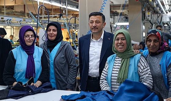 Dağ, fabrikada işçilerle buluştu