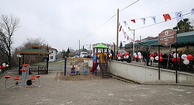 Denizli'de bir hayırsever eşinin vasiyeti üzerine park yaptırdı