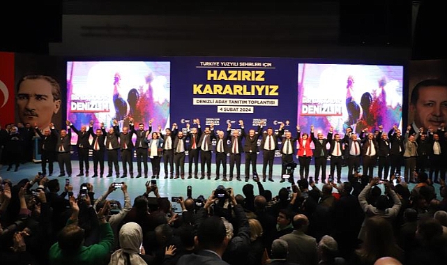 Denizli'deki belediye başkan adayları tanıtıldı