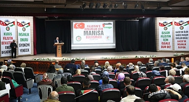 "Filistin'e Özgürlük İçin Manisa'da Buluşuyoruz" etkinliği düzenledi
