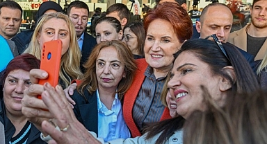İYİ Parti Genel Başkanı Akşener, Mamak esnafını ziyaret etti