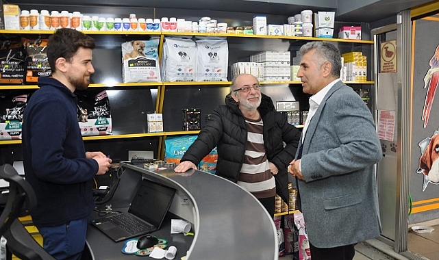 Mehmet Sadık Tunç Fahrettin Altay’da Esnafla buluştu