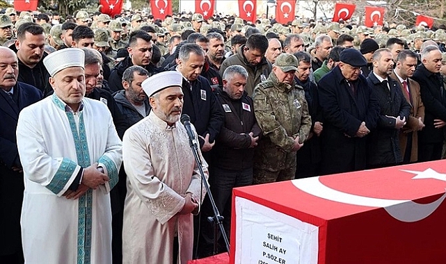 Salih Ay, Erzincan'da son yolculuğuna uğurlandı
