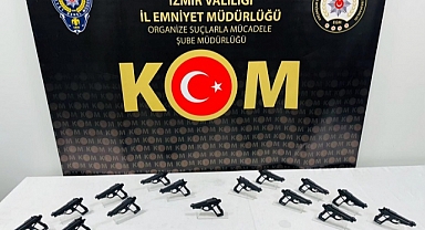 15 ruhsatsız tabanca ele geçirildi, 1 şüpheli tutuklandı