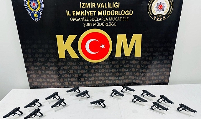 15 ruhsatsız tabanca ele geçirildi, 1 şüpheli tutuklandı