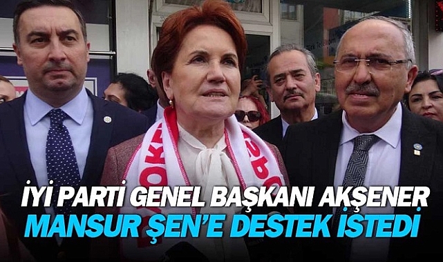 Akşener Bolu'da esnafı ziyaret etti