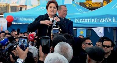 Akşener Kütahya'da esnafı ziyaret etti