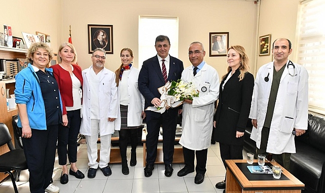 Başkan Cemil Tugay, meslektaşlarıyla buluştu