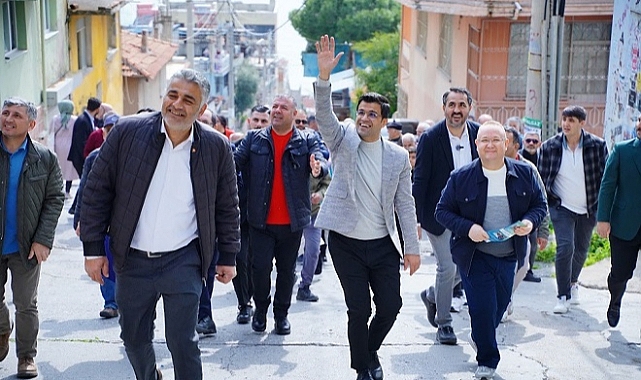 Bayraklı, Başkan Adayı Kırkpınar'ı bağrına bastı