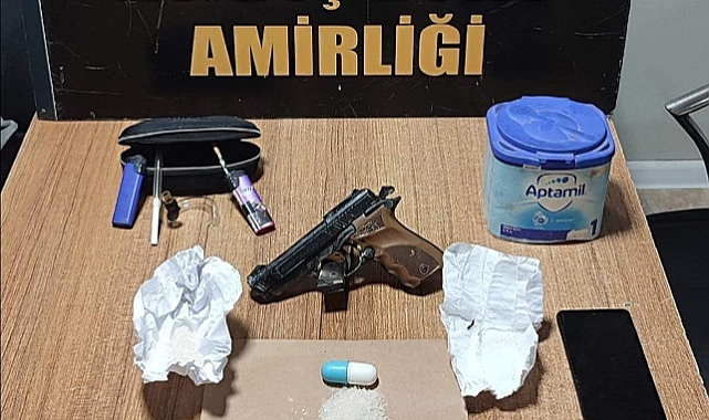 Bebek maması kutusuna saklanmış uyuşturucu ele geçirildi