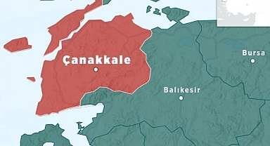 Çanakkale'de 4,9 büyüklüğünde deprem.İzmir'de de hissedildi