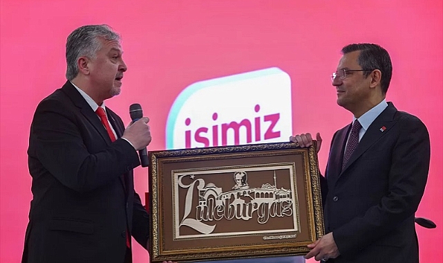 CHP Genel Başkanı Özel, Lüleburgaz'da konuştu