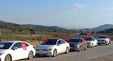 CHP Yenifoça Seçim Bürosuna Konvoylu Açılış