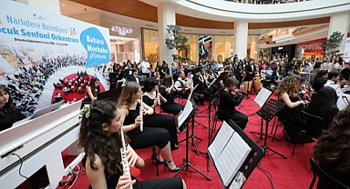 Çocuk Senfoni Orkestrası ‘Bahara Merhaba’ Dedi