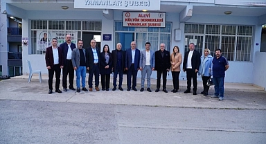 Cumhur İttifakı Adayı Kırkpınar Cemevini ziyaret etti