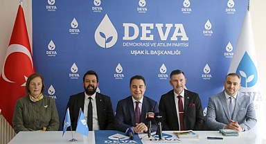 DEVA Partisi Genel Başkanı Babacan, Uşak'ta konuştu
