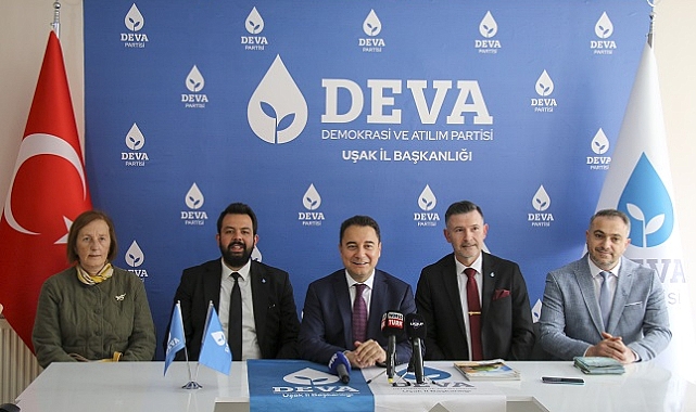 DEVA Partisi Genel Başkanı Babacan, Uşak'ta konuştu