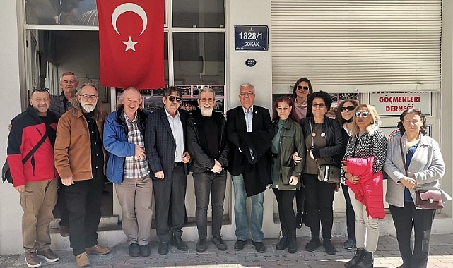 Ege Makedonya Göçmenleri Derneği'ne ziyarette bulundular...