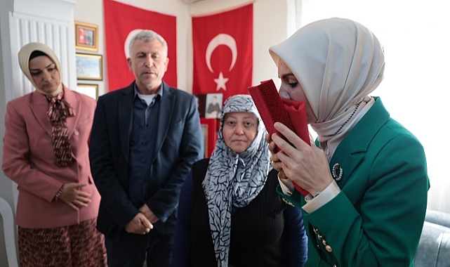 Göktaş'tan şehit ailesine taziye ziyareti