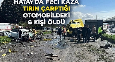 Hatay'da katliam  gibi kaza 6 ölü