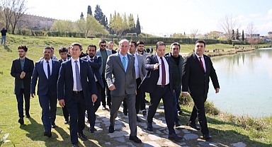 İnce, Denizli'de ziyaretlerde bulundu