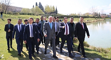 İnce, Denizli'de ziyaretlerde bulundu