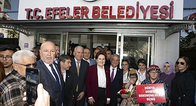 İYİ Parti Genel Başkanı Akşener, Aydın'da