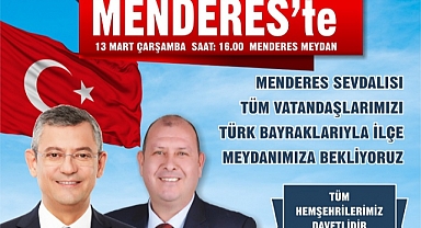 Menderes’te Türk Bayraklı Özel Gün