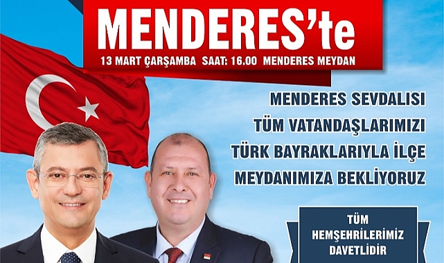 Menderes’te Türk Bayraklı Özel Gün