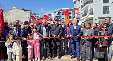 Ödemiş'te şehit polisin adının verildiği park açıldı