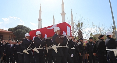 Şehit Polis Memuru Fırat Der, Denizli'de son yolculuğuna uğurlandı