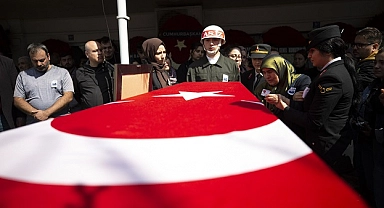 Şehit Uzman Çavuş Ercan Güven, son yolculuğuna uğurlandı