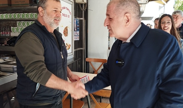 Ümit Özdağ, İzmir'de esnafı ziyaret etti