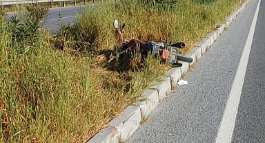 Aydın'da refüje çarpan motosikletin sürücüsü öldü