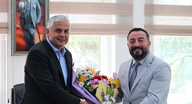 Başkan Mustafa Turan’dan ilk ziyaret Kaymakam Fatih Aksoy’a oldu