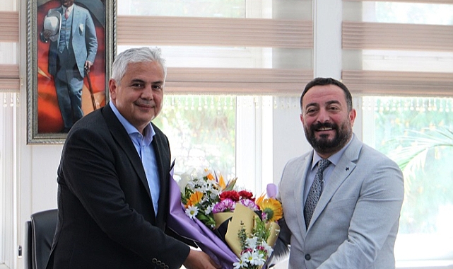 Başkan Mustafa Turan’dan ilk ziyaret Kaymakam Fatih Aksoy’a oldu