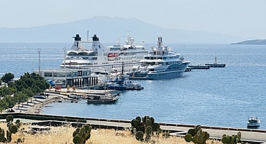 Bodrum'a "Star Legend" kruvaziyeri ile 218 yolcu geldi