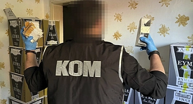 İzmir'de 10 milyon 833 bin 200 makaron ele geçirildi
