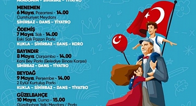 İzmir’de 23 Nisan coşkusu kentin dört bir yanını saracak