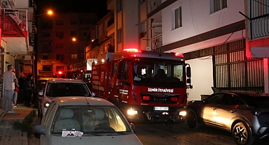 İzmir'de apartman dairesinde çıkan yangında bir kişi öldü,